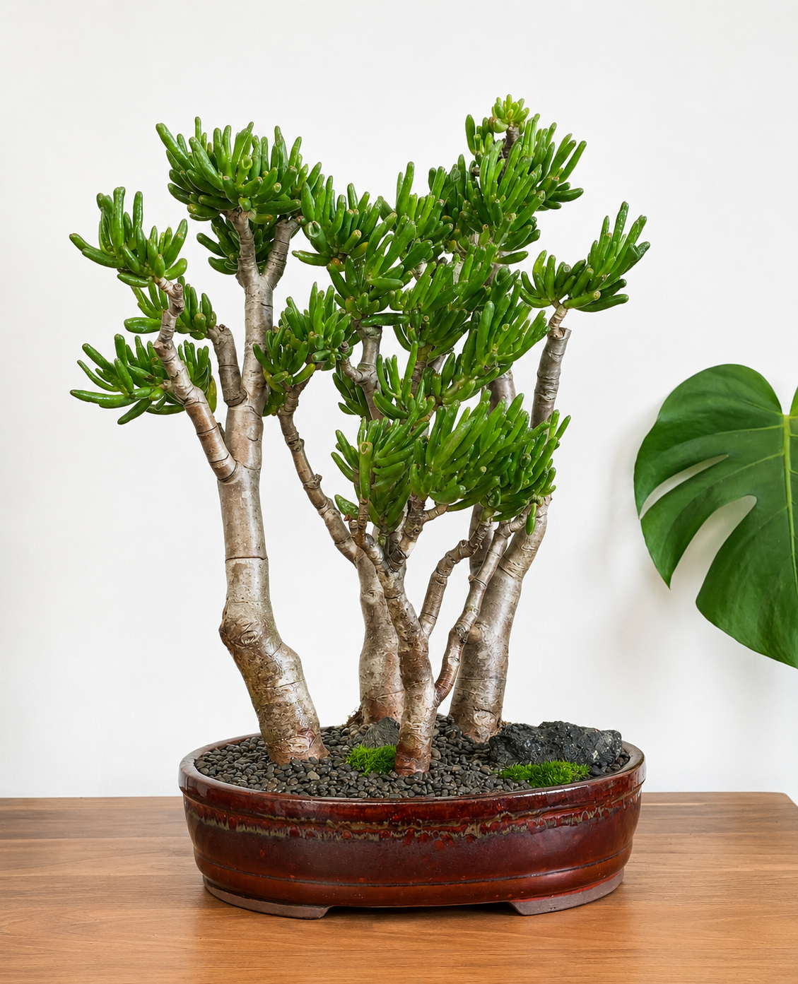 Bonsai - Crassula Lady Finger - Fleur - 50cm