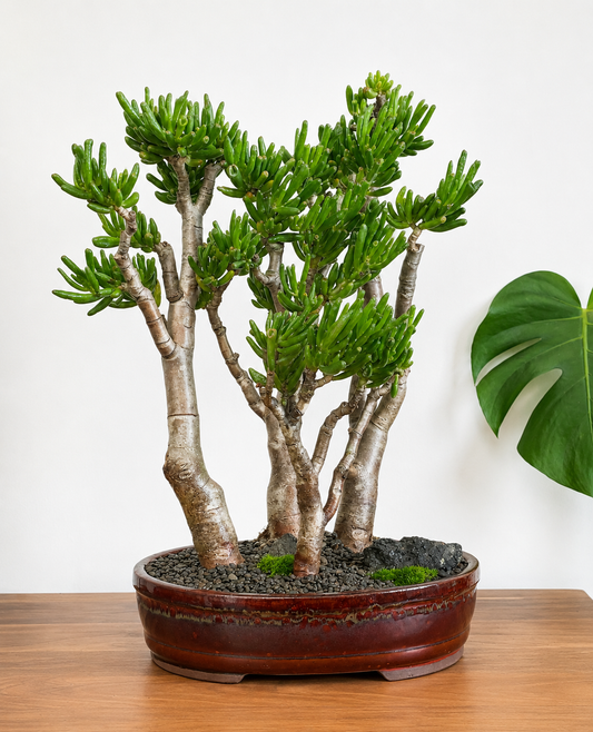 Bonsai -  Crassula Lady Finger - Fleur - 50cm