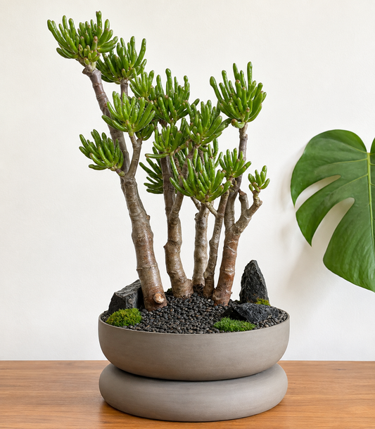 Bonsai -  Crassula Lady Finger - Poppy - 50cm